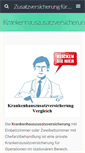 Mobile Screenshot of krankenhauszusatzversicherungen.org
